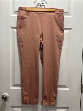 Chico's Ponte Ankle Pants in Dusty Rose